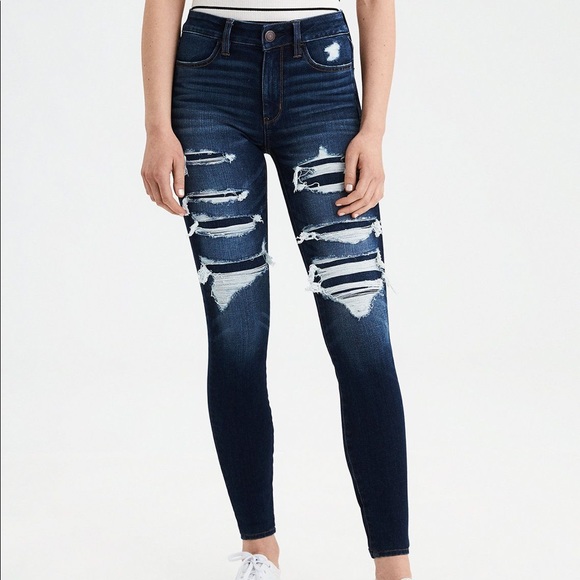 American Eagle Distressed Skinny Jeggings